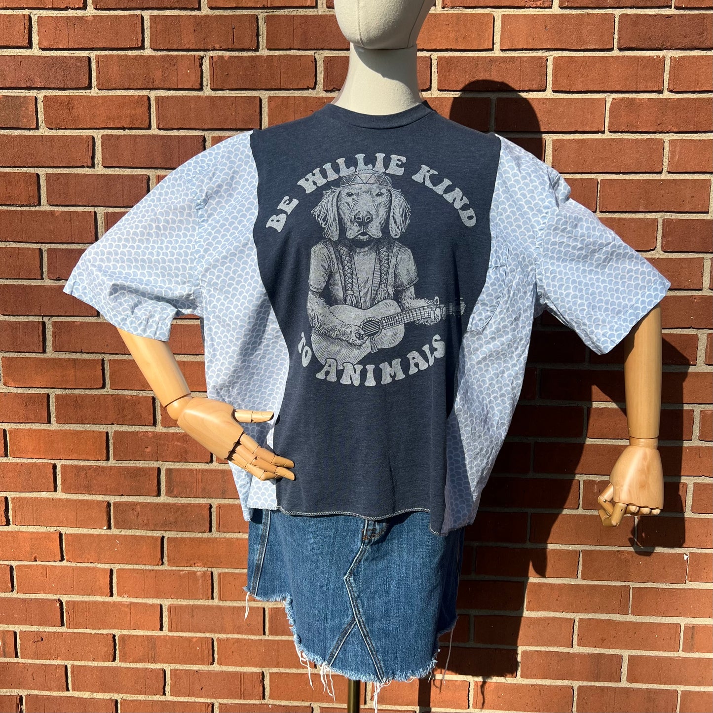 Reworked Willie Nelson Short Sleeve