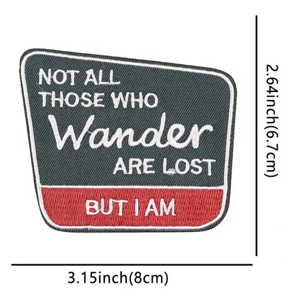 Step 2 - All Who Wander Patch