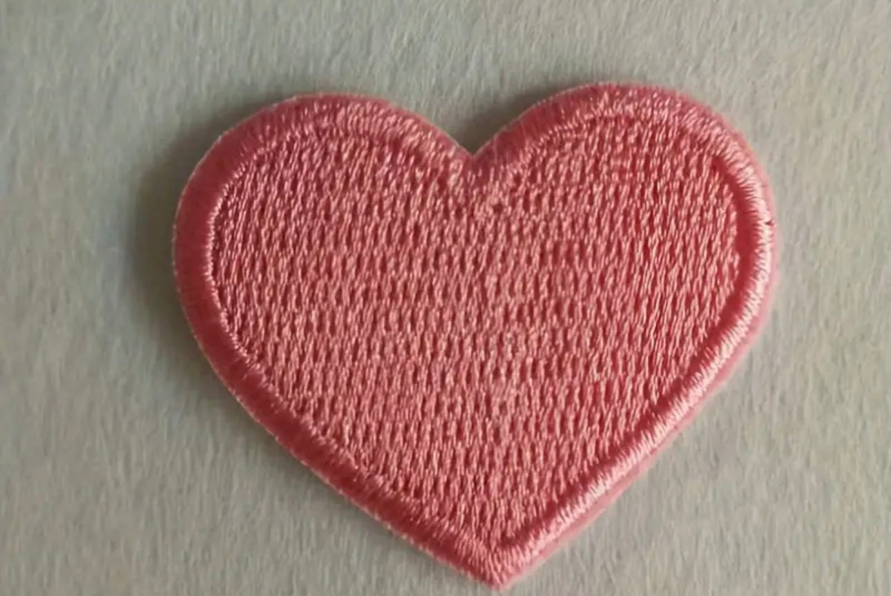 Step 2 - Light Pink Heart Patch