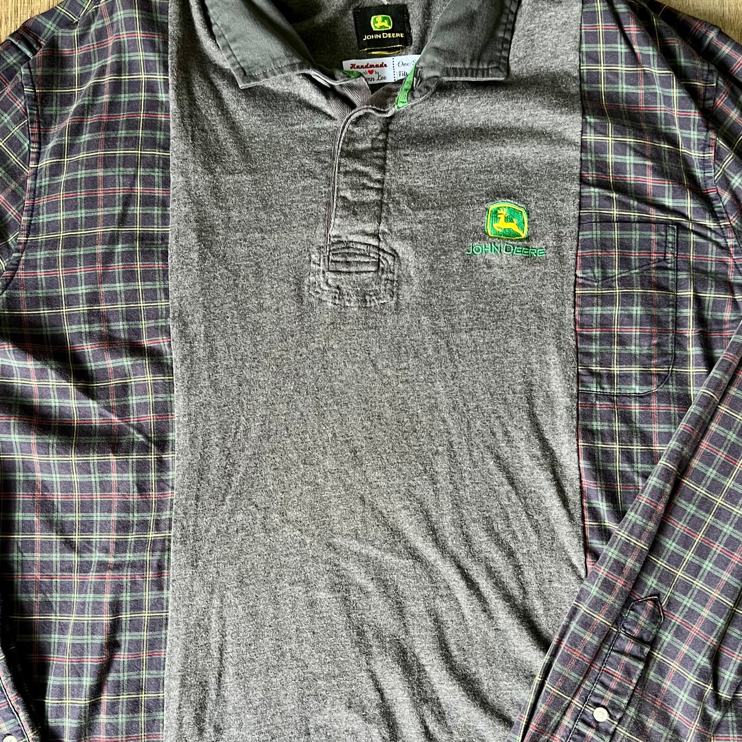 Reworked John Deer Flannel Long Sleeve