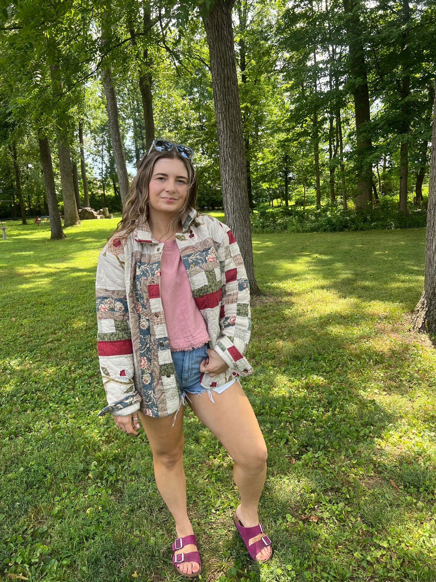 Upcycled Patchwork Blanket Jacket