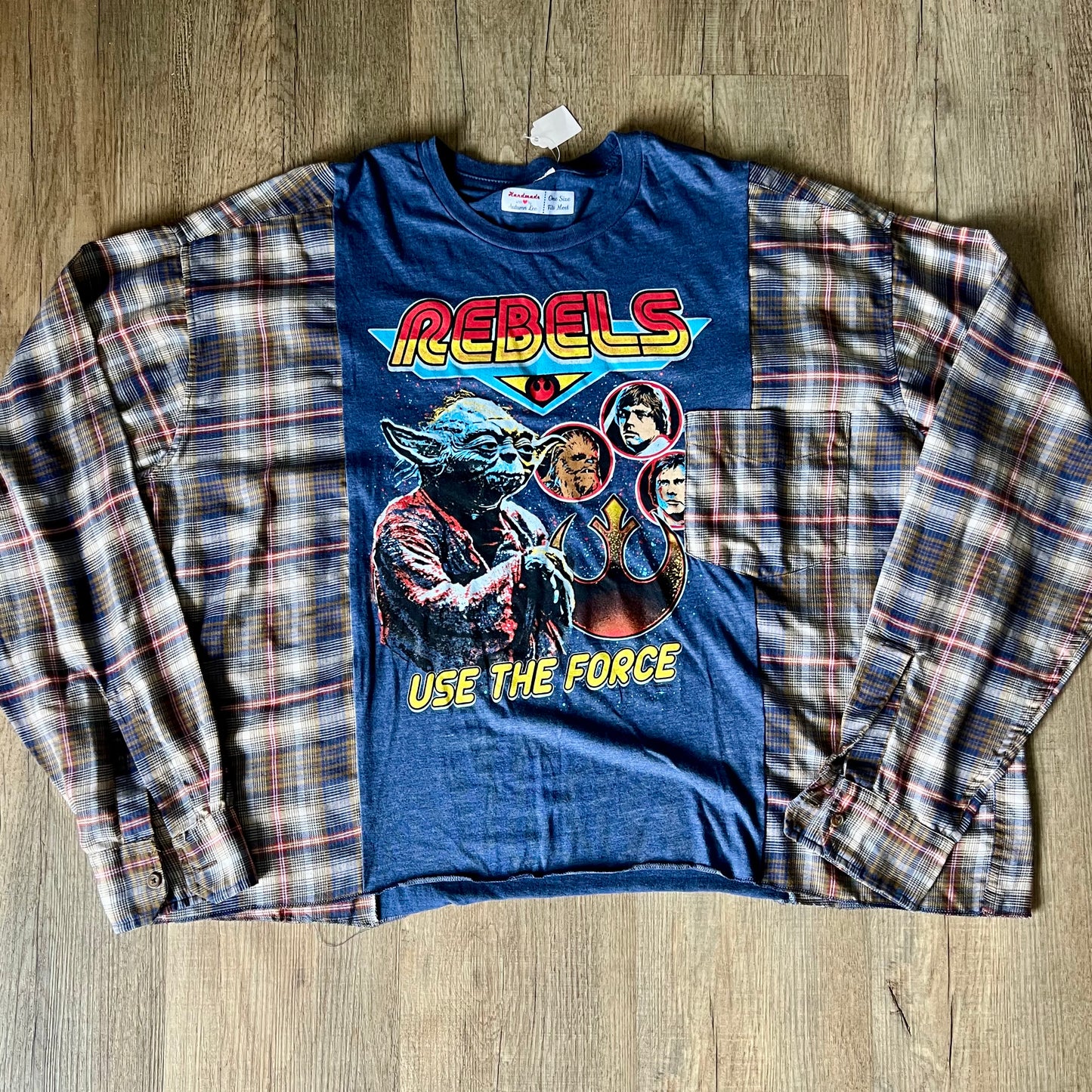 Reworked Star Wars Flannel Long Sleeve