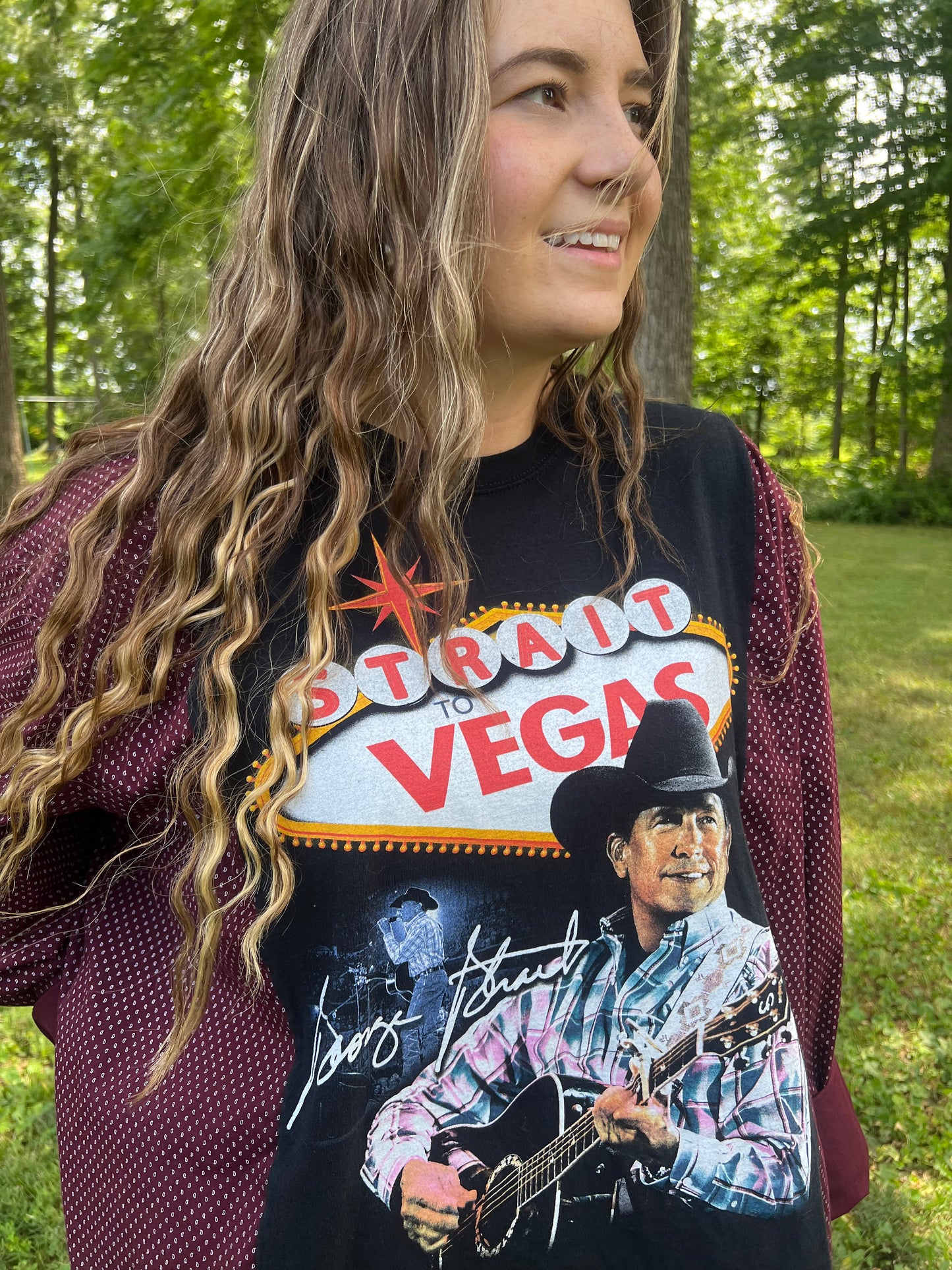 Reworked George Strait Long Sleeve