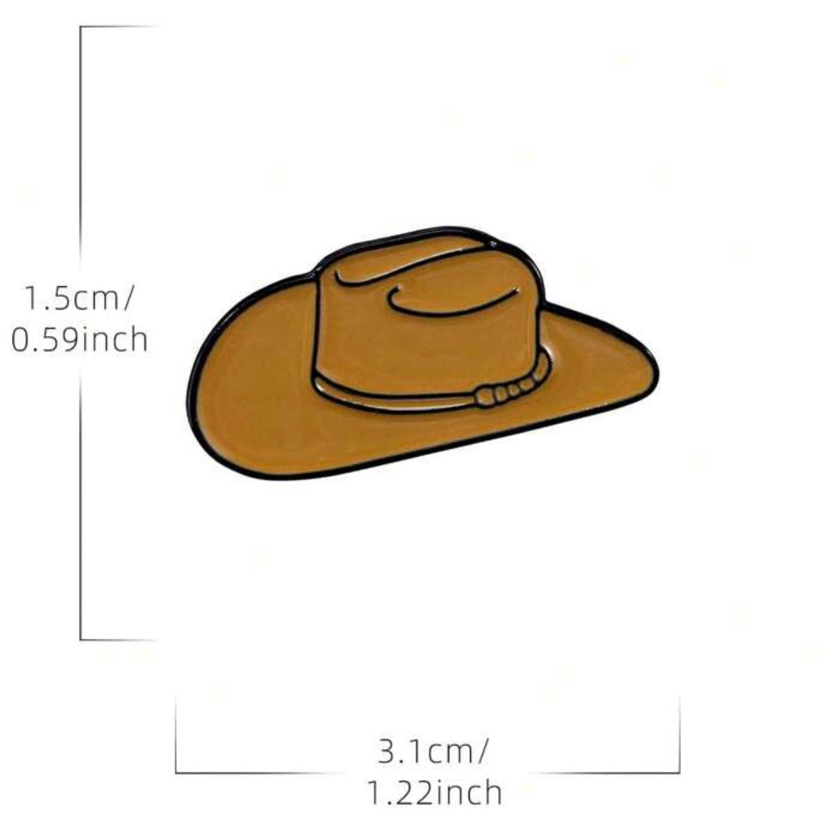 Step 2 - Cowboy Hat Pin