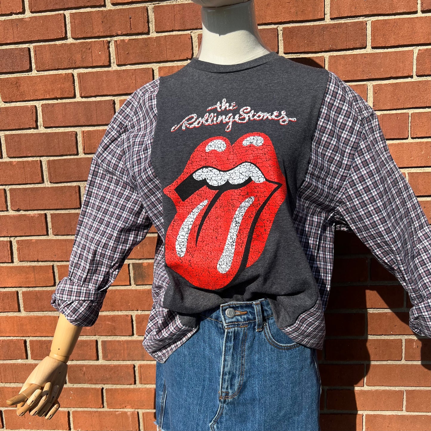 Reworked Rolling Stones Long Sleeve