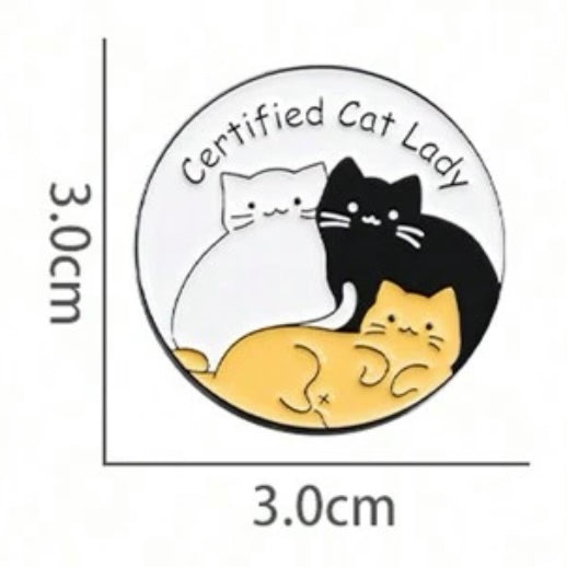 Step 2 - Cat Lady Pin