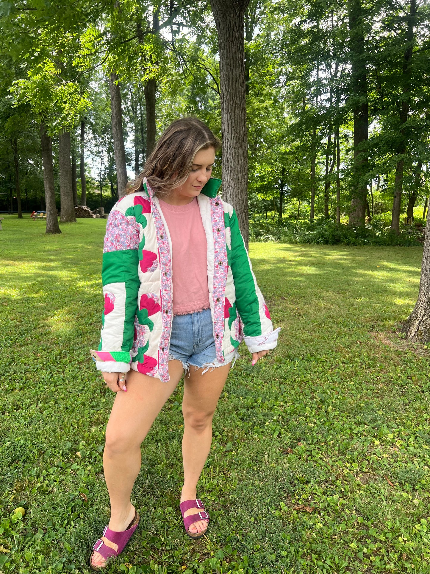 Upcycled Patchwork Blanket Jacket