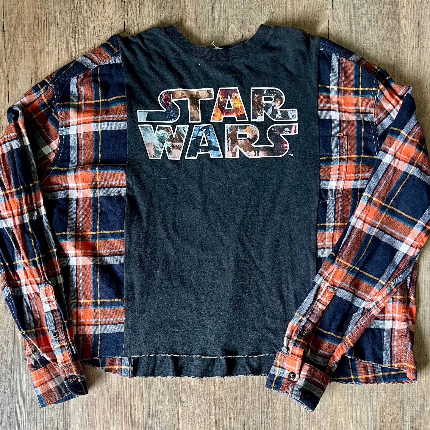 Reworked Star Wars Flannel Long Sleeve