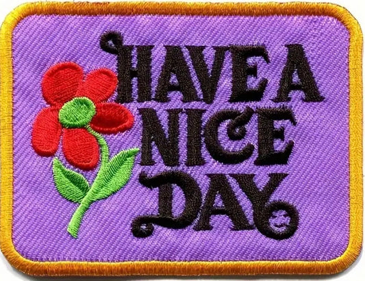 Step 2 - Have A Nice Day (Purple) Patch