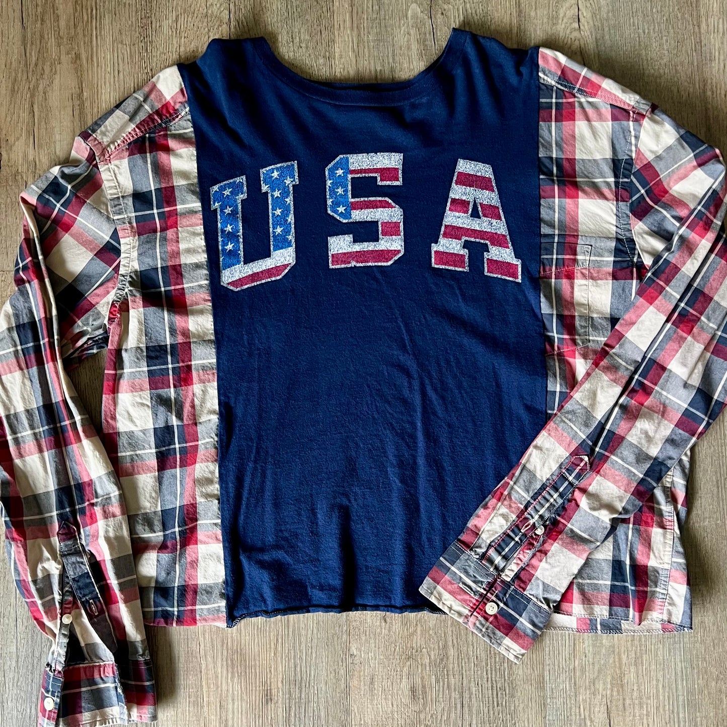 Reworked USA Long Sleeve