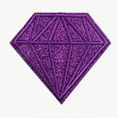 Step 2 - Glitter Diamond (Purple) Patch