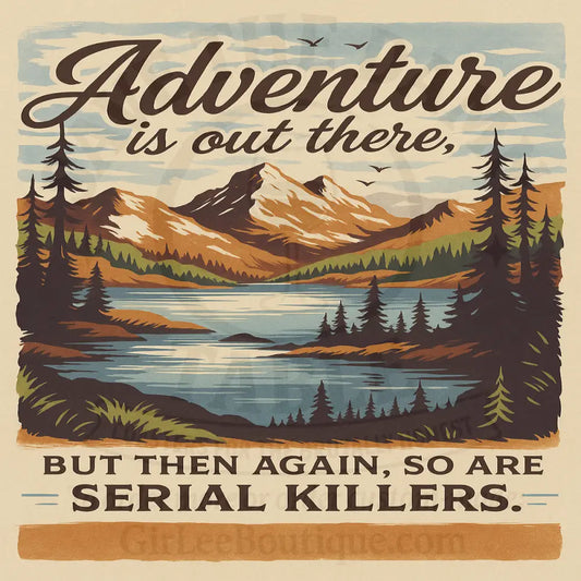 Adventure with a Side of Caution Coaster