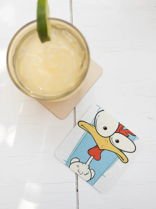 Anxiety in Feathers Coaster