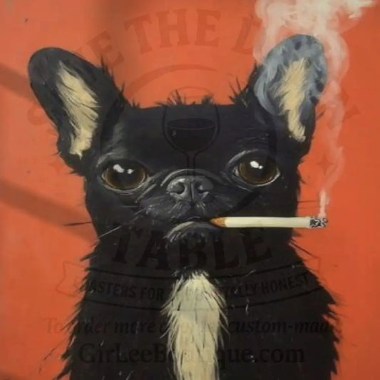 Bark Less Smoke More Coaster