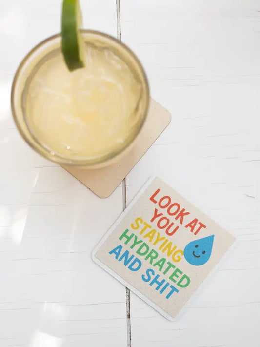 Basically a Wellness Guru Now (Still Cusses Though) Coaster