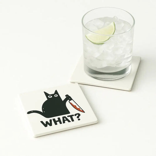 Black Cat Coaster Coaster