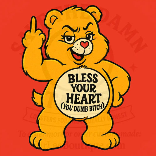 Blunt Force Honesty Bear Coaster