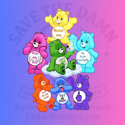 Care Bears? We Don’t Even Fucking Care Anymore Coaster