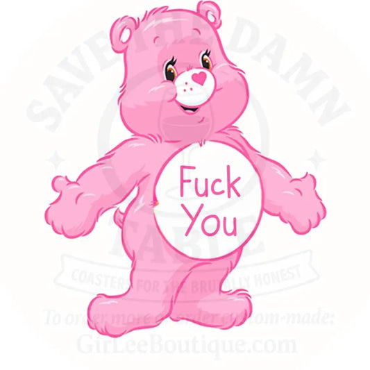 Swear Bear Coaster