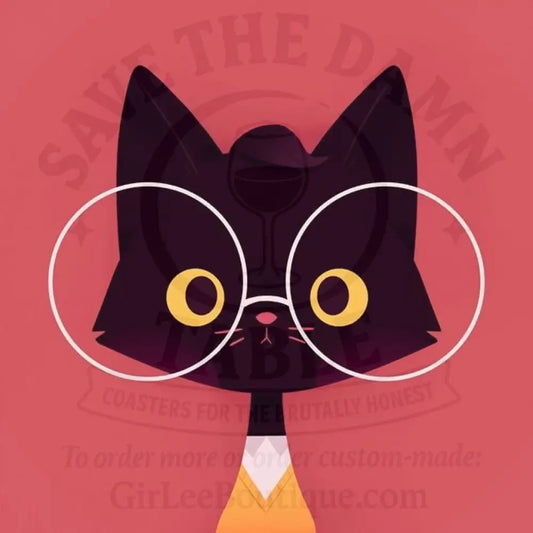 Cat-astrophically Brilliant Coaster