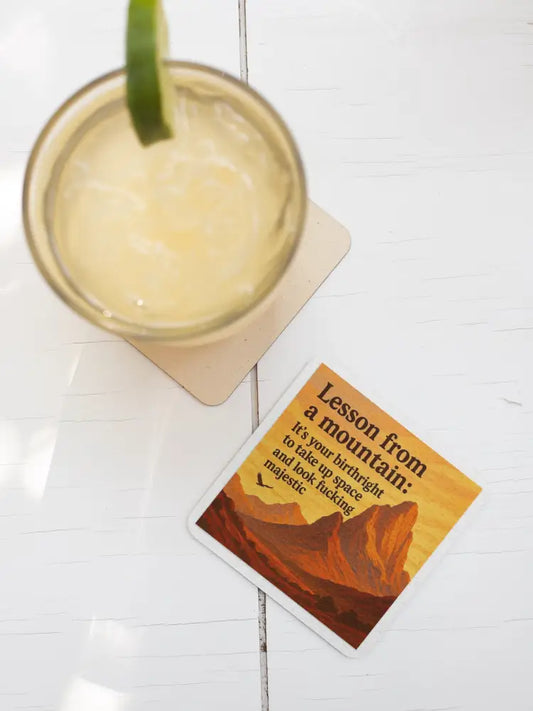 Claim Your Space Own Your Majesty Coaster