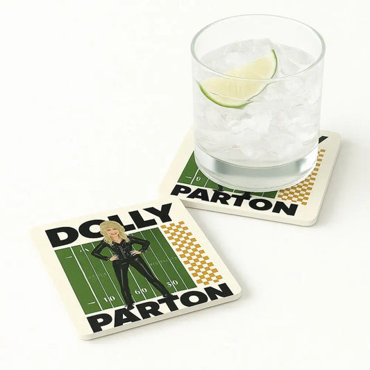 Dolly Parton: Queen of the End Zone Coaster