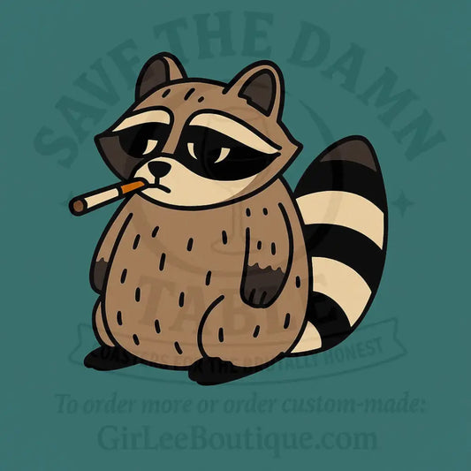 Emotionally Bankrupt Trash Panda Coaster