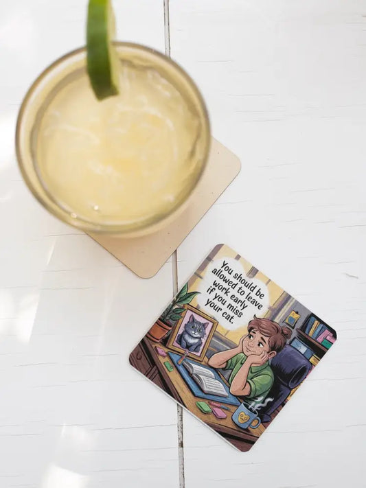 Feline Feelings Are Valid Coaster