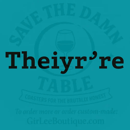 Grammar Gremlin Alert Coaster