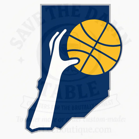 Indiana Is Basketball Coaster