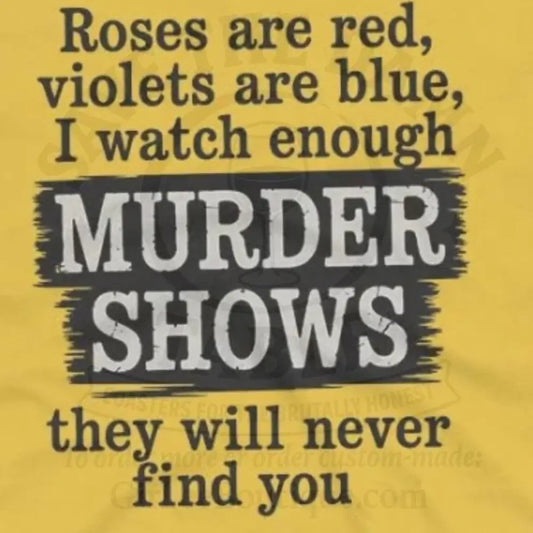 Murder Shows & Love Poems Coaster
