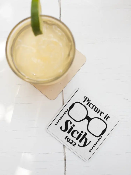 Picture It. Sicily. 1922 Coaster
