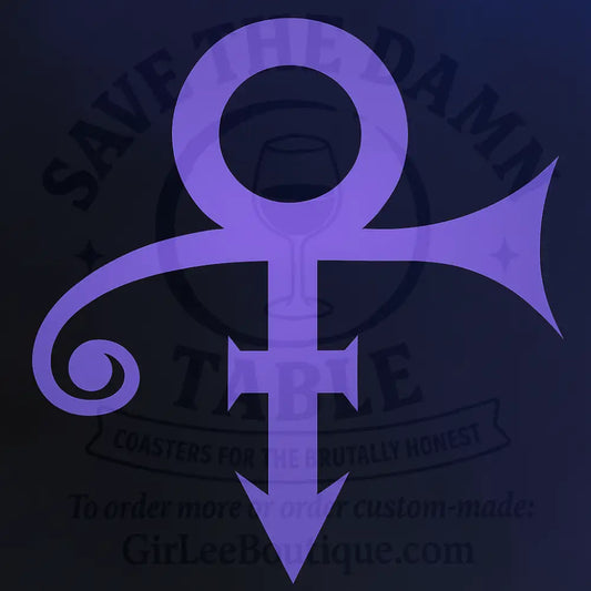 Prince’s Love Symbol Coaster