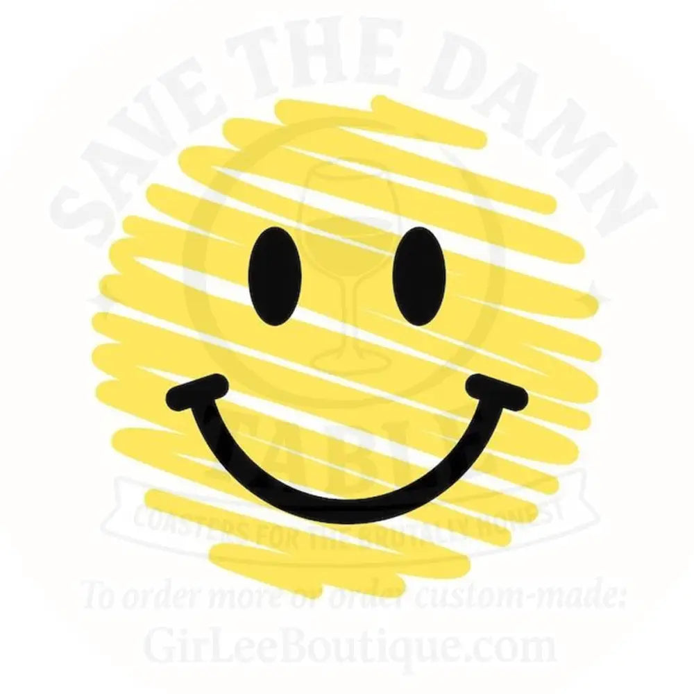 Put on a happy face (the coaster insisted) Coaster