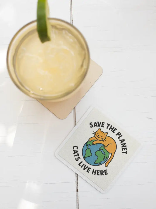 Reduce Reuse ♻️ Meow Coaster