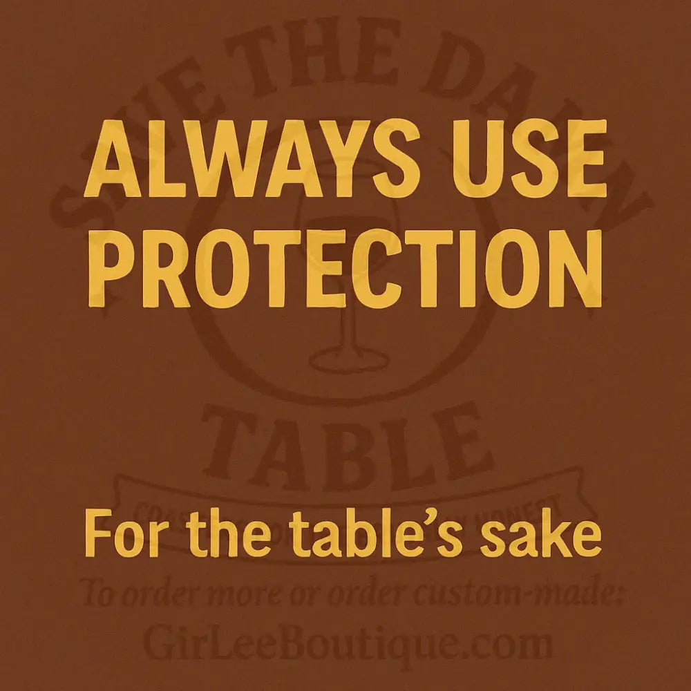 Respect the Table — It’s Classier Than You Coaster