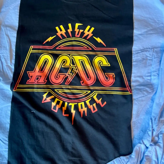 Reworked ACDC Long Sleeve Shirts & Tops