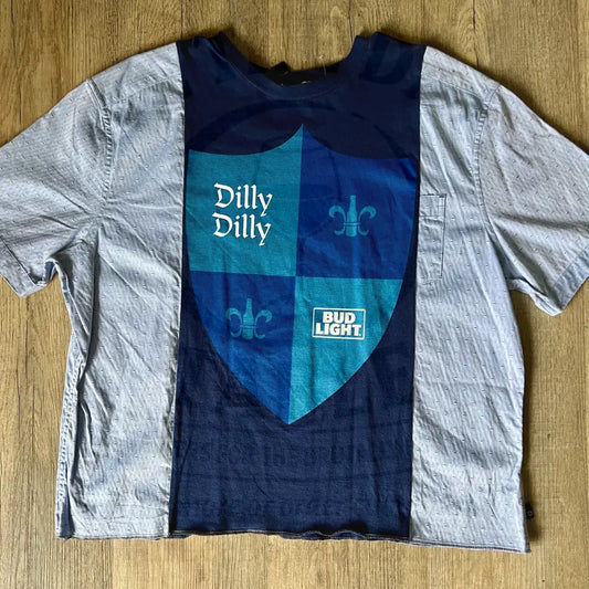 Reworked Bud Light Long Sleeve Shirts & Tops
