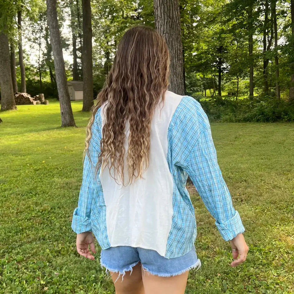 Reworked Bud Light Seltzer Long Sleeve Shirts & Tops