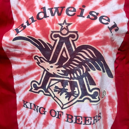 Reworked Budweiser Flannel Long Sleeve Shirts & Tops