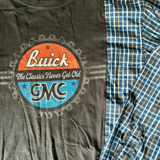 Reworked Buick Flannel Long Sleeve Shirts & Tops