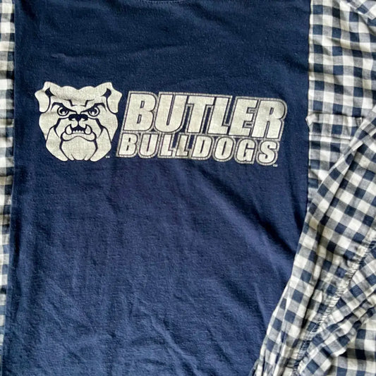 Reworked Butler Long Sleeve Flannel Shirts & Tops