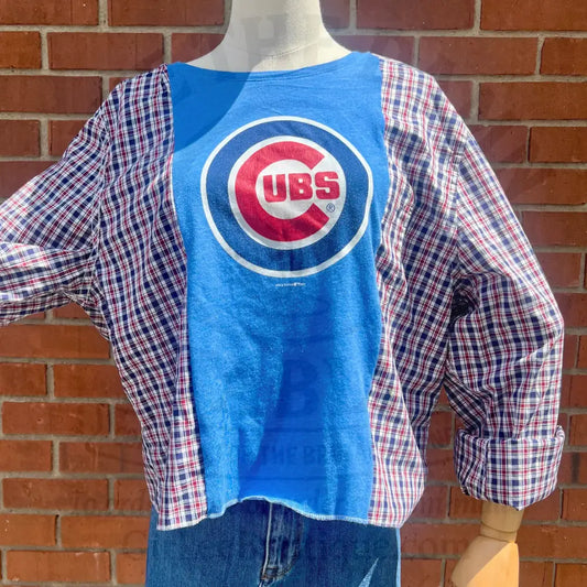Reworked Chicago Cubs Long Sleeve Shirts & Tops