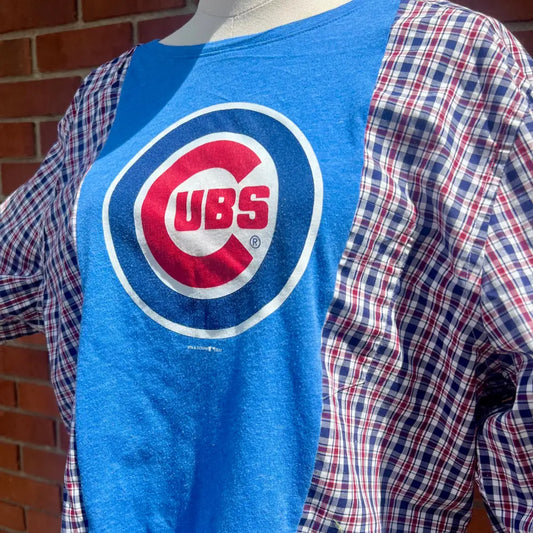 Reworked Chicago Cubs Long Sleeve Shirts & Tops