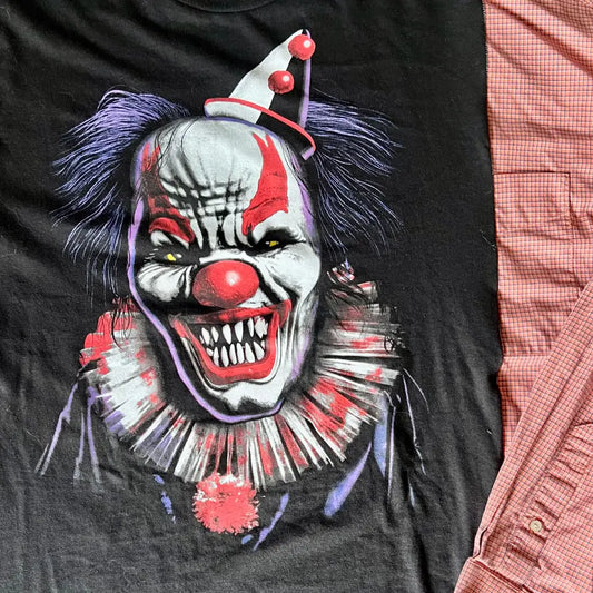 Reworked Clown Long Sleeve Shirts & Tops