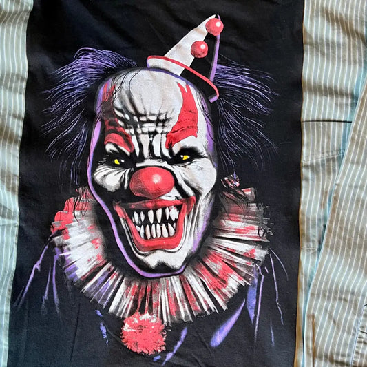 Reworked Clown Long Sleeve Shirts & Tops