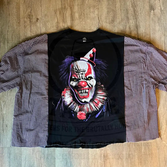 Reworked Clown Short Sleeve Shirts & Tops