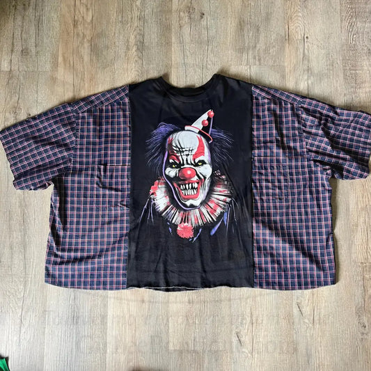 Reworked Clown Short Sleeve Shirts & Tops