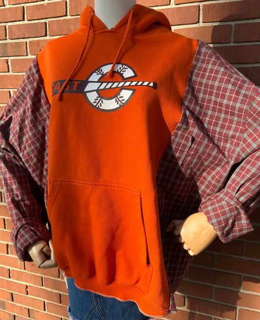 Reworked Columbus East Baseball Hoodie Shirts & Tops
