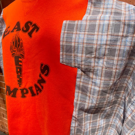 Reworked Columbus East Flannel Long Sleeve Shirts & Tops